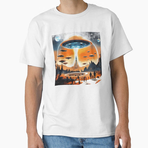 Alien Invasion over Mysterious Landscape by PMBlack1990