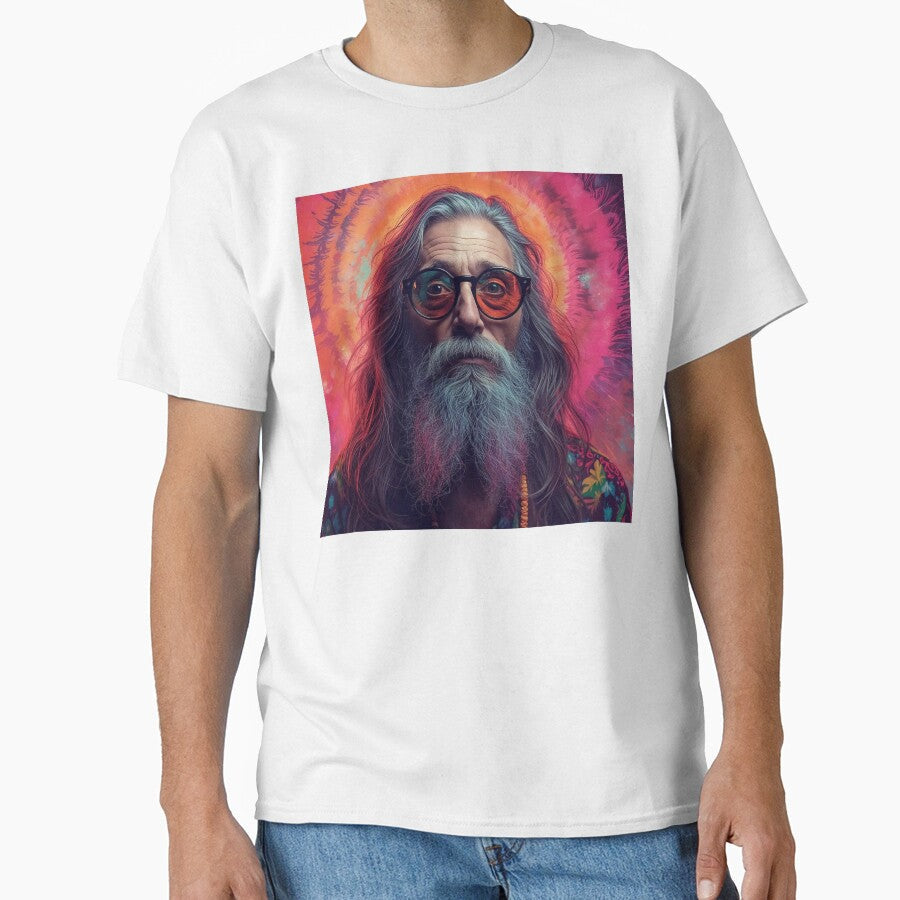Elderly White Hippie by PixelCraftStudio