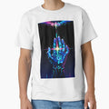 Cybernetic Hand Reaching for Neon Energy Portal – Sci-Fi Tech Glitch Art by Xynith