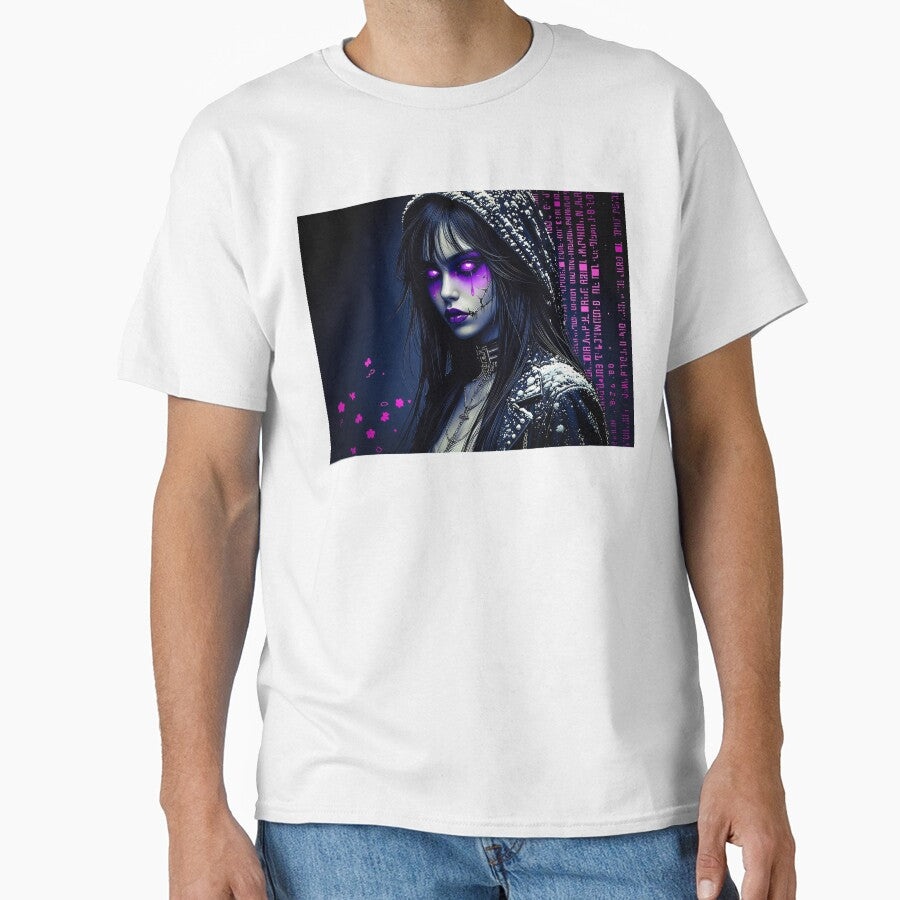 Purple Tears: Gothic Cyberpunk Elegy by Insomnia Art Designs