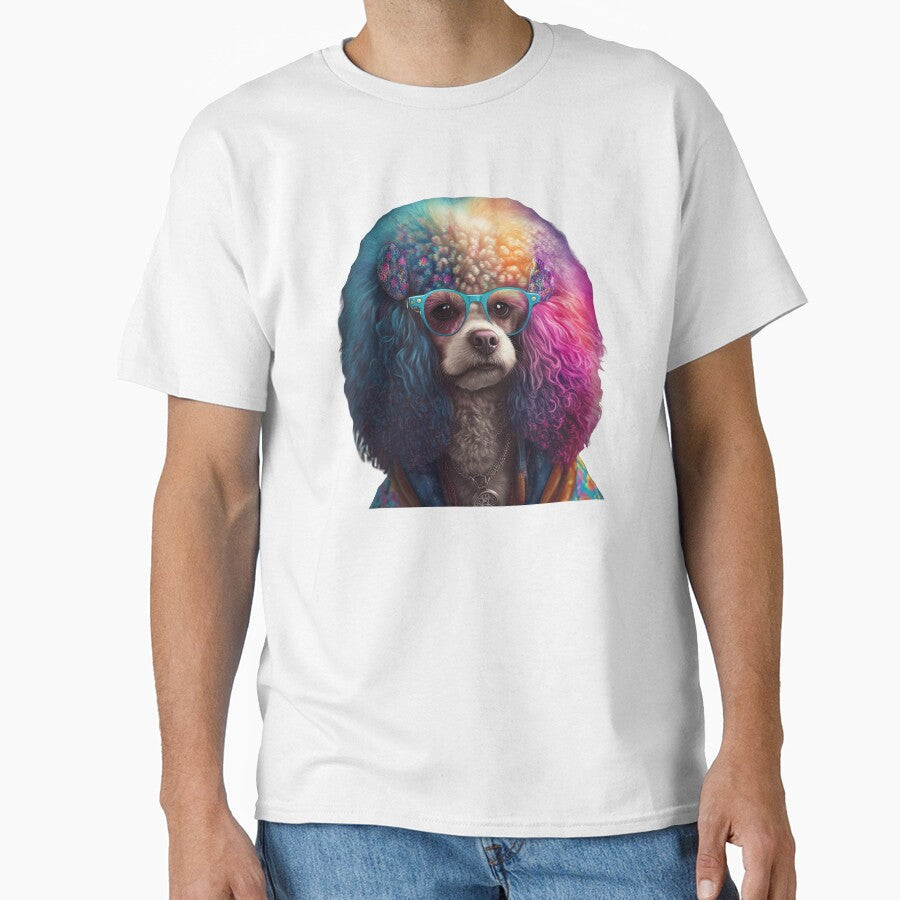 Cool hippie poodle by AnimalArtPhotos