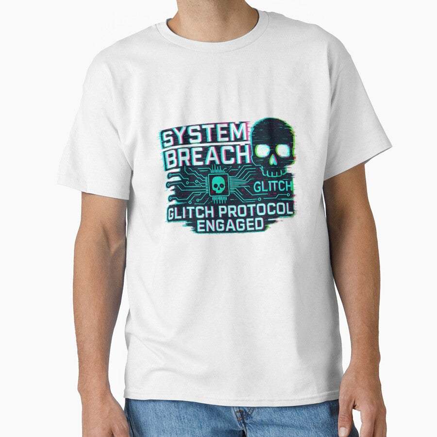 SYSTEM BREACH // GL1TCH PROTOCOL Skull Design by GL1TCH-WEAR