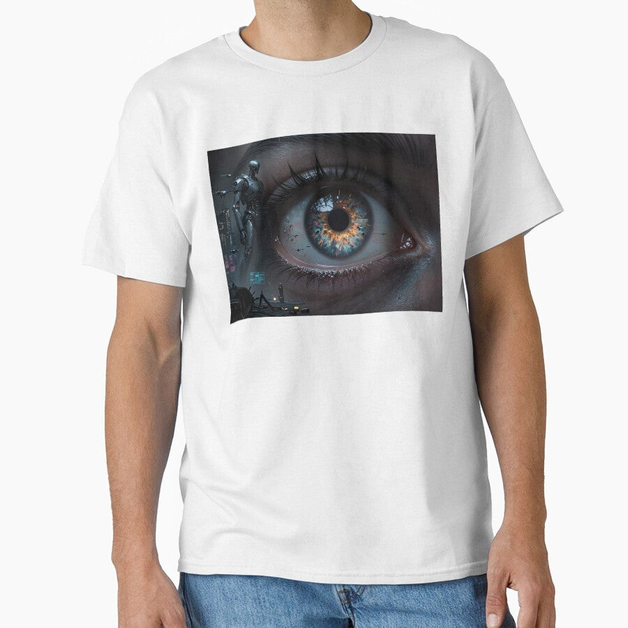 Futuristic Eye Watching a Robotic World by Insomnia Art Designs