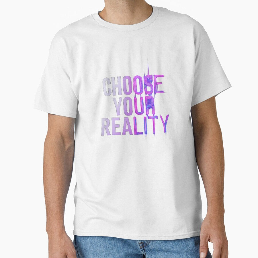 Choose Your Reality - Split Glitch Typography by MKreative Studio