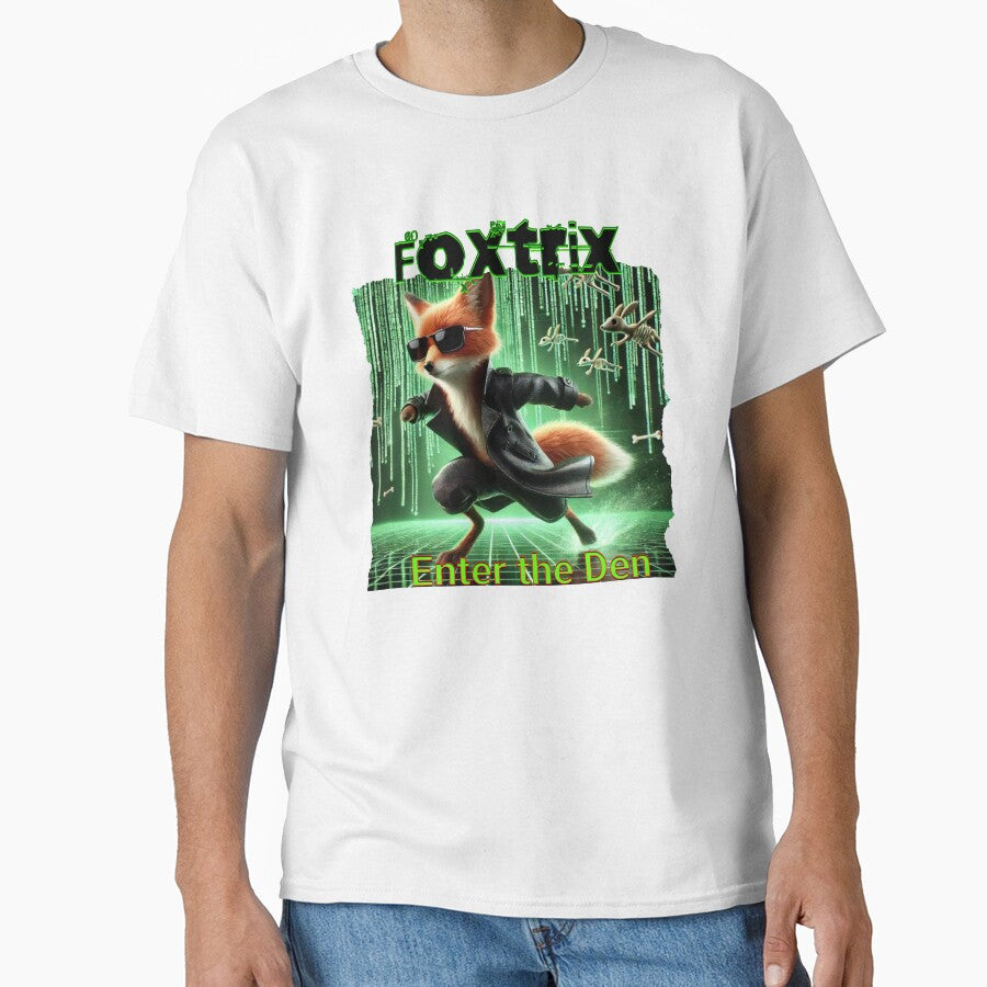 The Foxtrix – Enter the Den | Matrix-Inspired Fox Design by MTeesGA