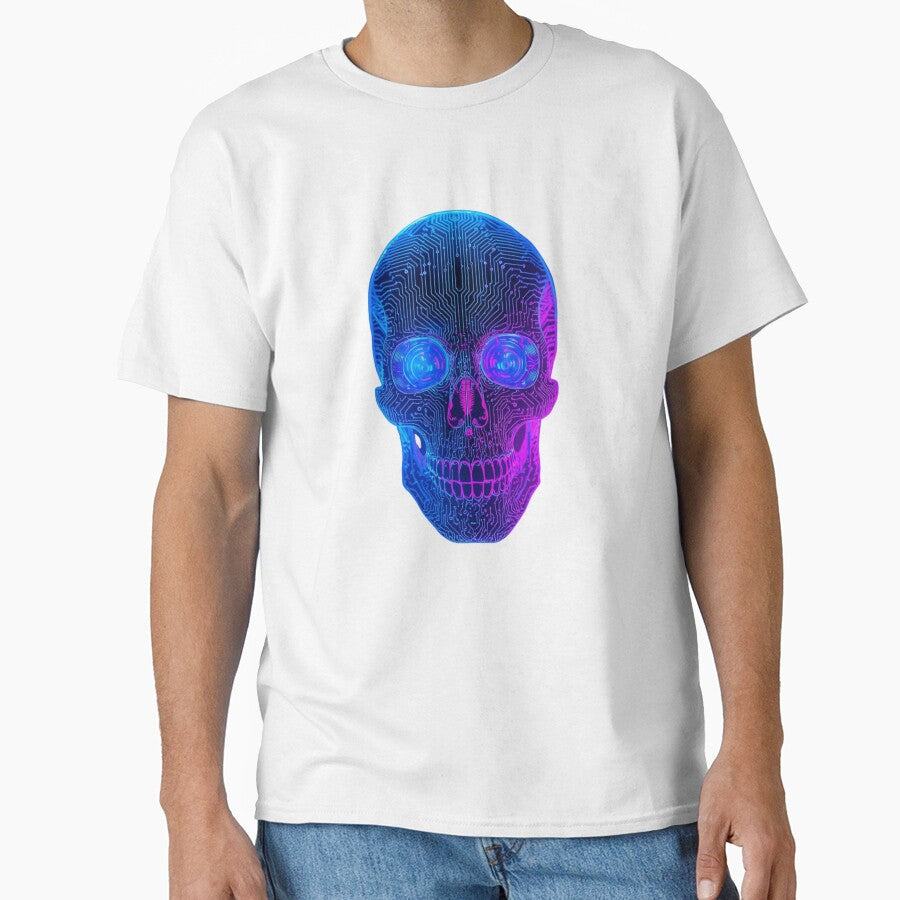 Cyber Skull Circuit by Kavya Art