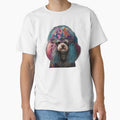 Fun hippie poodle by AnimalArtPhotos