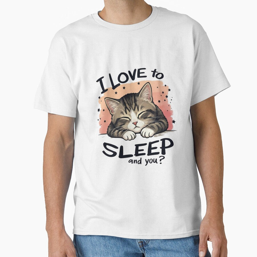 I Love to Sleep - Cute Sleepy Cat by rjjvstudio26