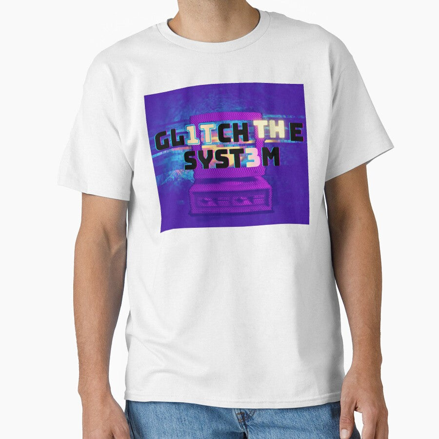 Glitch Th3 Syst3m – Vaporwave Neon Computer Design by Deathcocoshots