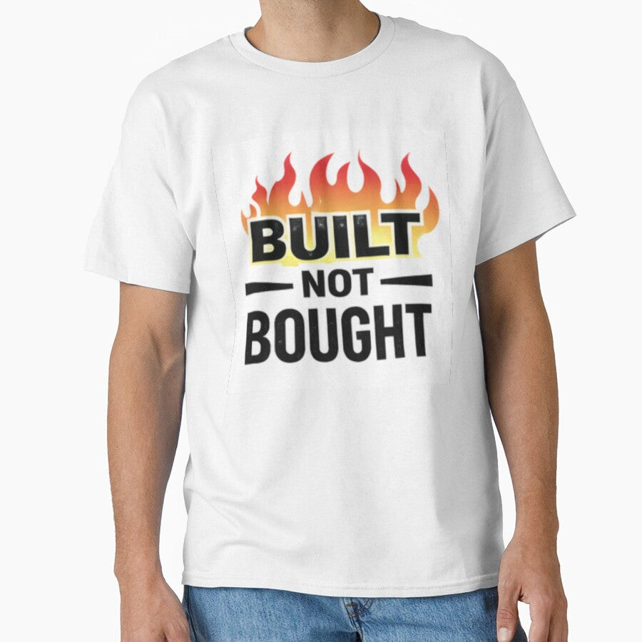 Built Not Bought Gym Motivation Quote by MoodThread