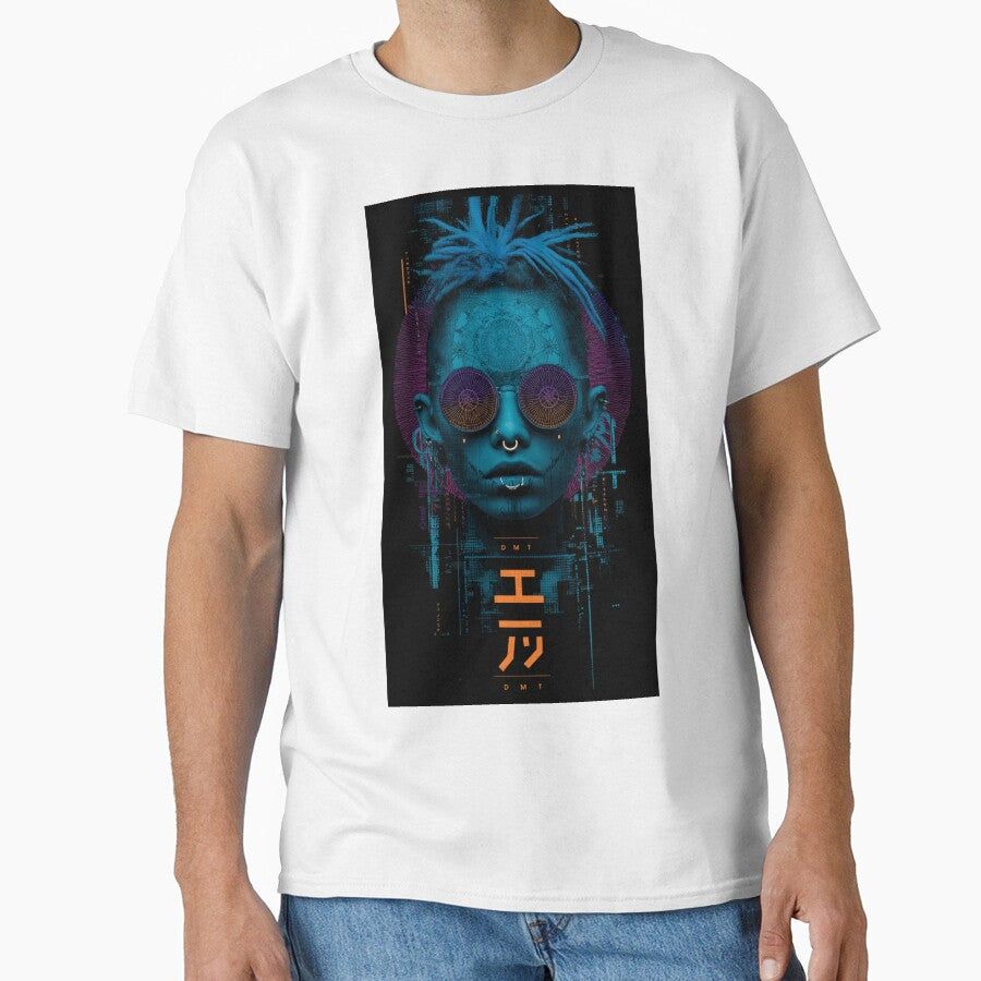 Cyberpunk Neon Oracle – Techno Vision by DarkSpaceVibes
