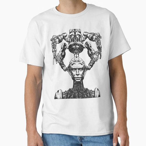 Android Construction Unit II Dark Cyberpunk Robot Art by Ghoul Enterprises