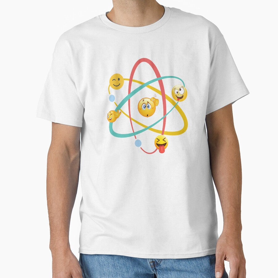 Fun scientific design: Atom   with a meme face by StyleFused