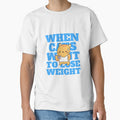 When cats want to lose weight tshirt by Eugenie974