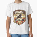 Spain 2026 Vintage Bull Football Retro T-Shirt by ArthUpscale