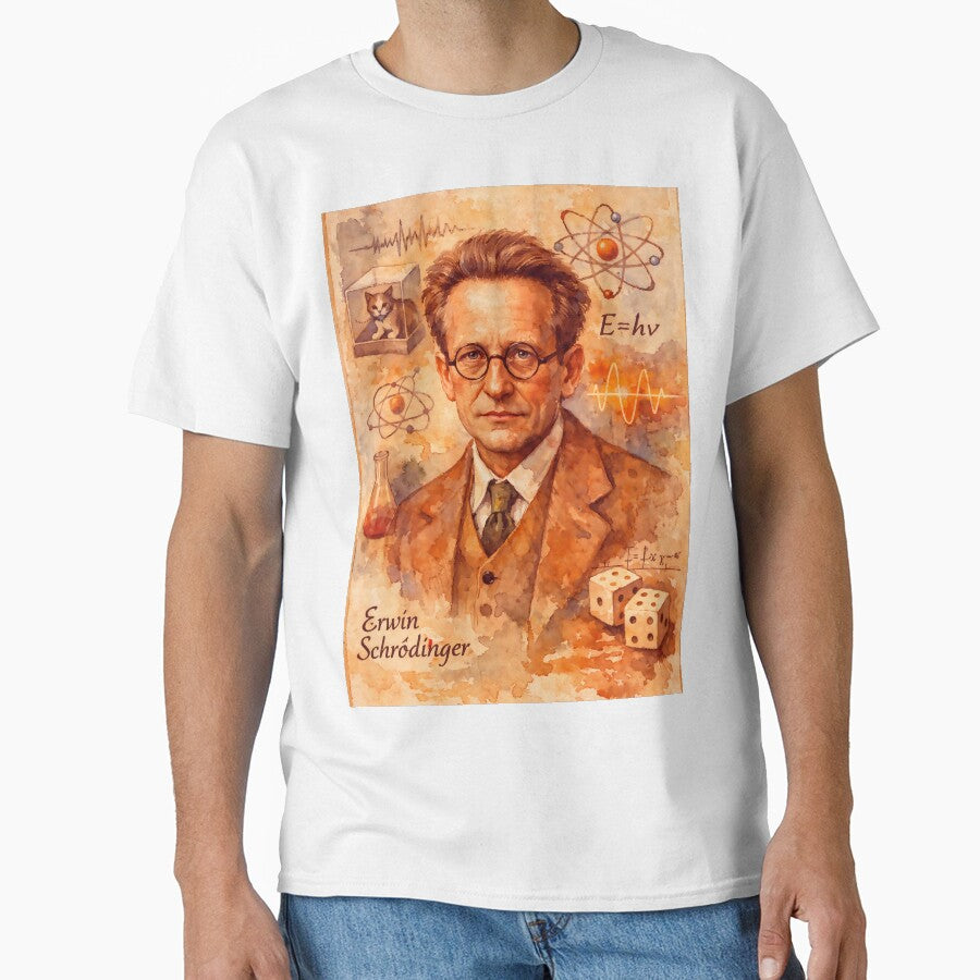 Erwin Schrödinger by Sarcastic designs