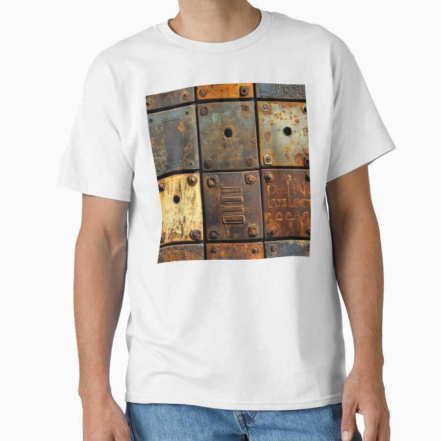 Chic Industrial Urban Rusted Colors Metallic-Like Designs by DEC02