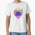 Y2K Self-Love Neon Heart with Halo and Butterfly - Retro 2000s Aesthetic by Good Vibes