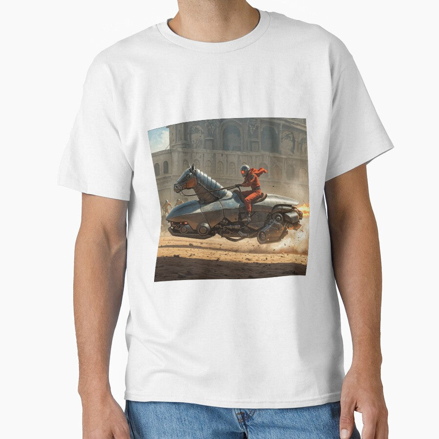 Futuristic Tourney Rider In Post-apocalyptic World Artwork by Collision19
