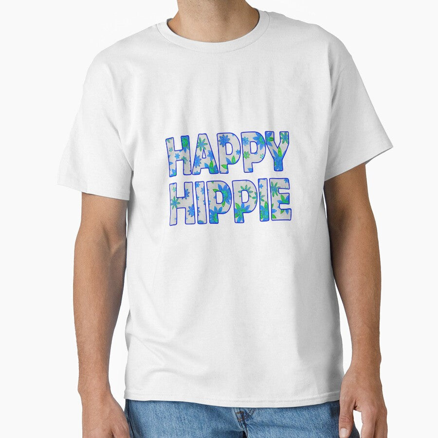 Flower Power Happy Hippie Words Free Spirit Hippie Vibes 4 of 4 by Beachy