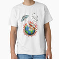 UFO Destroying Earth - Retro Sci-Fi Apocalypse by CoffinsArt
