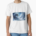 Dark Fantasy Watercolor - Roaring Ice Dragon by Fantasy Masterpiece