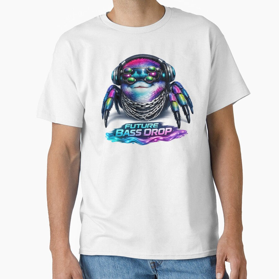 Breakcore Matrix Cute Cyber Spider DJ Glitch by  ZenRave Designs