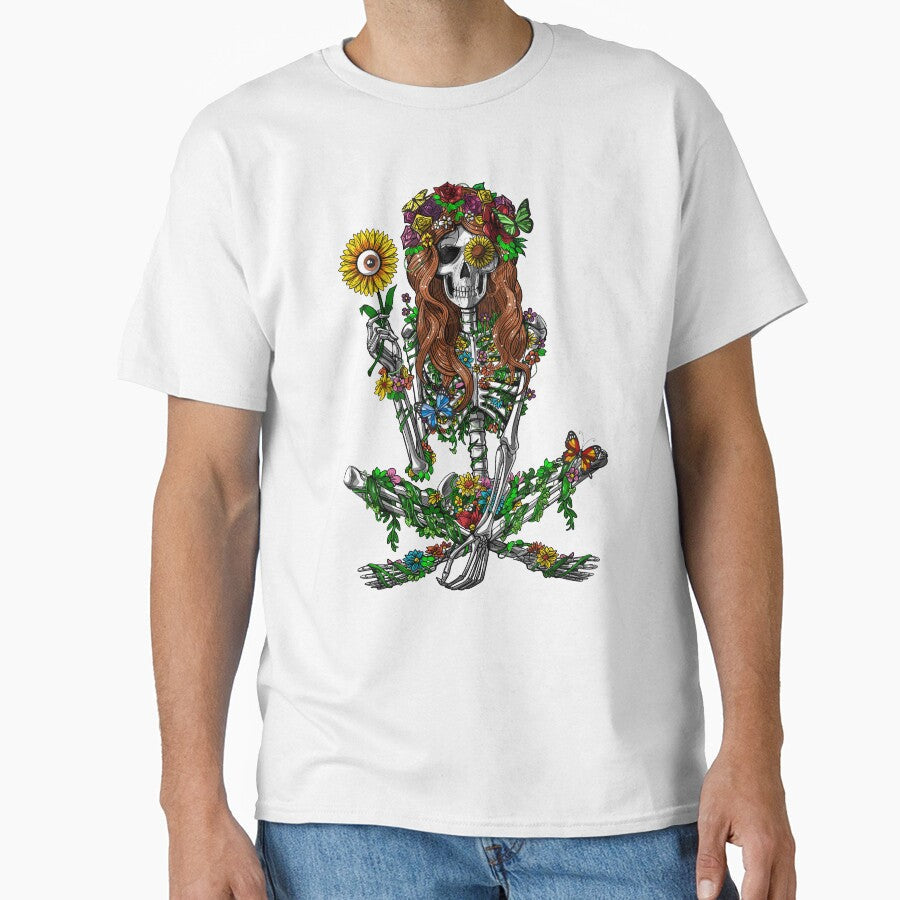 Skeleton Hippie by underheaven