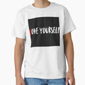 LOVE YOURSELF – Minimalist Self-Love Text Design by DGK4ink