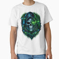 Cyberpunk Hacker Skull Matrix Code by Thaivi Design