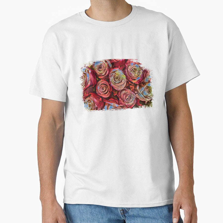 Colorful Roses In A Grunge Style by Heathermarie321