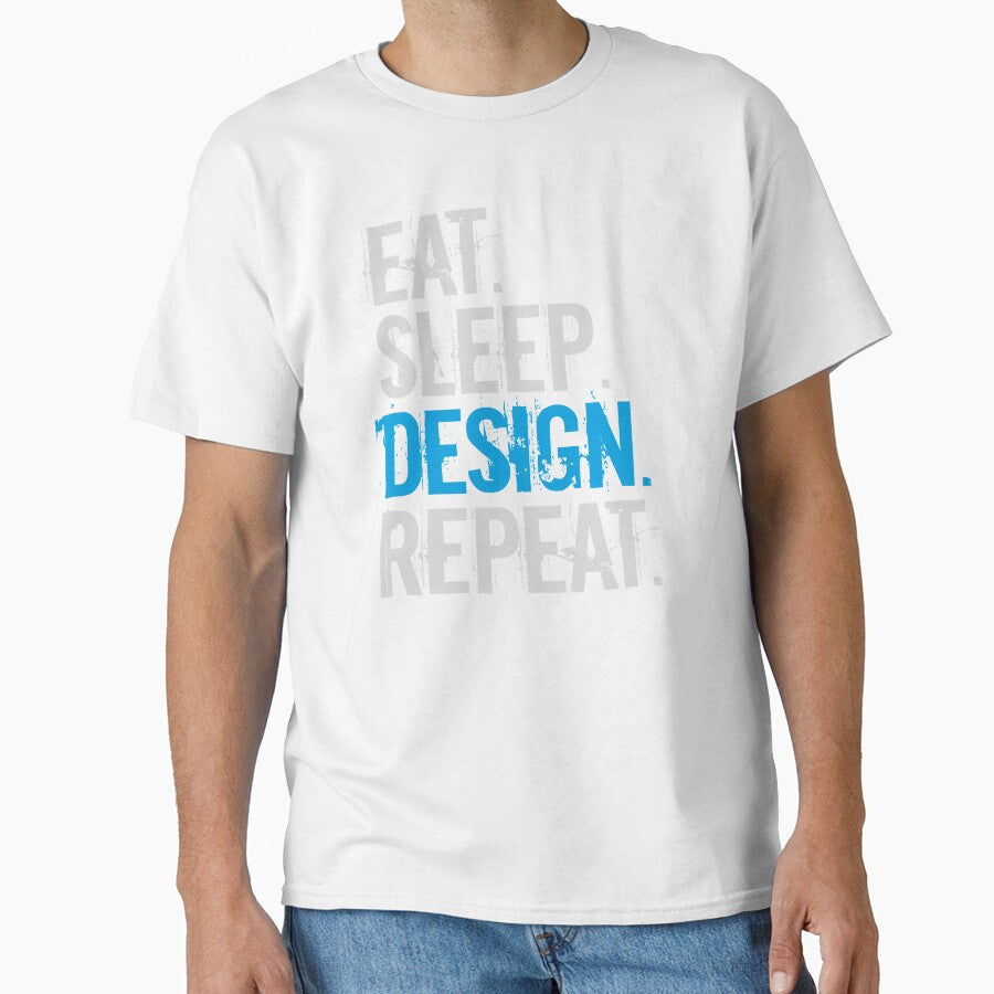 Graphic Designer Funny Eat Sleep Design Repeat Graphic Designer by alenaz