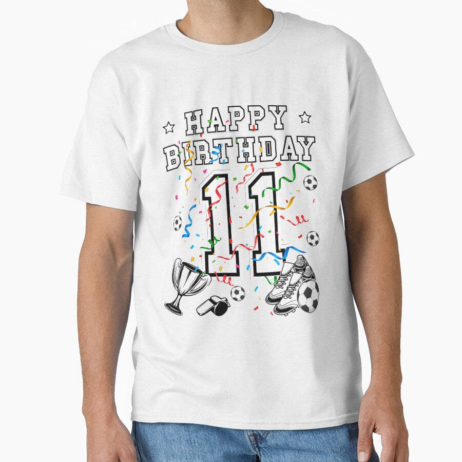 Soccer Birthday 11 Years Soccer jersey Soccer ball by Shirt-Designs