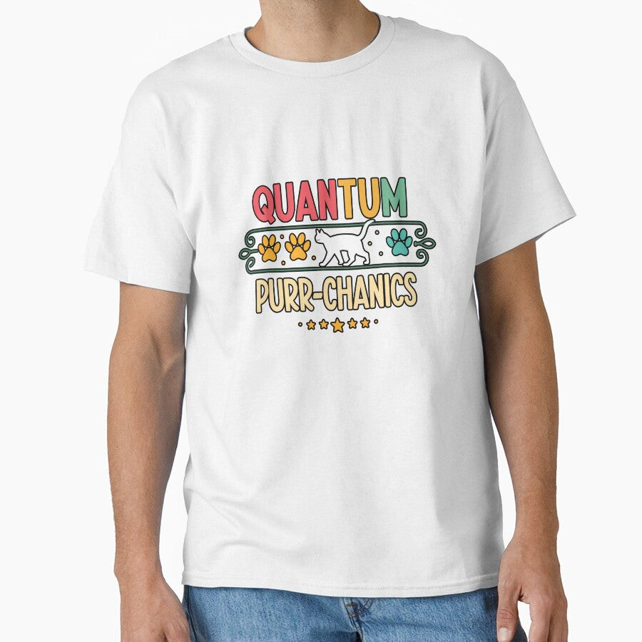 Quantum Purr-chanics – Funny Cat Physics Science design by the science zoo