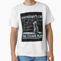 Schrödingers Cat the Escape Plan Funny Science Teacher Men Women T-Shirt by KohinurHere