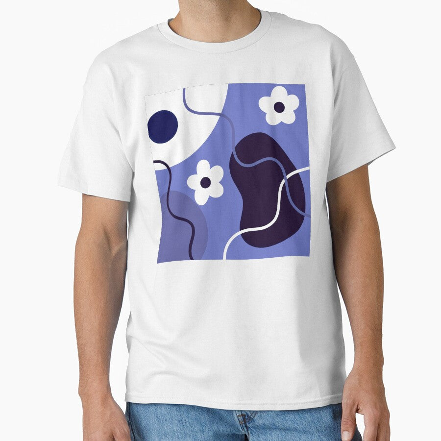Blue Boho Minimalism Design by Sartoris Art