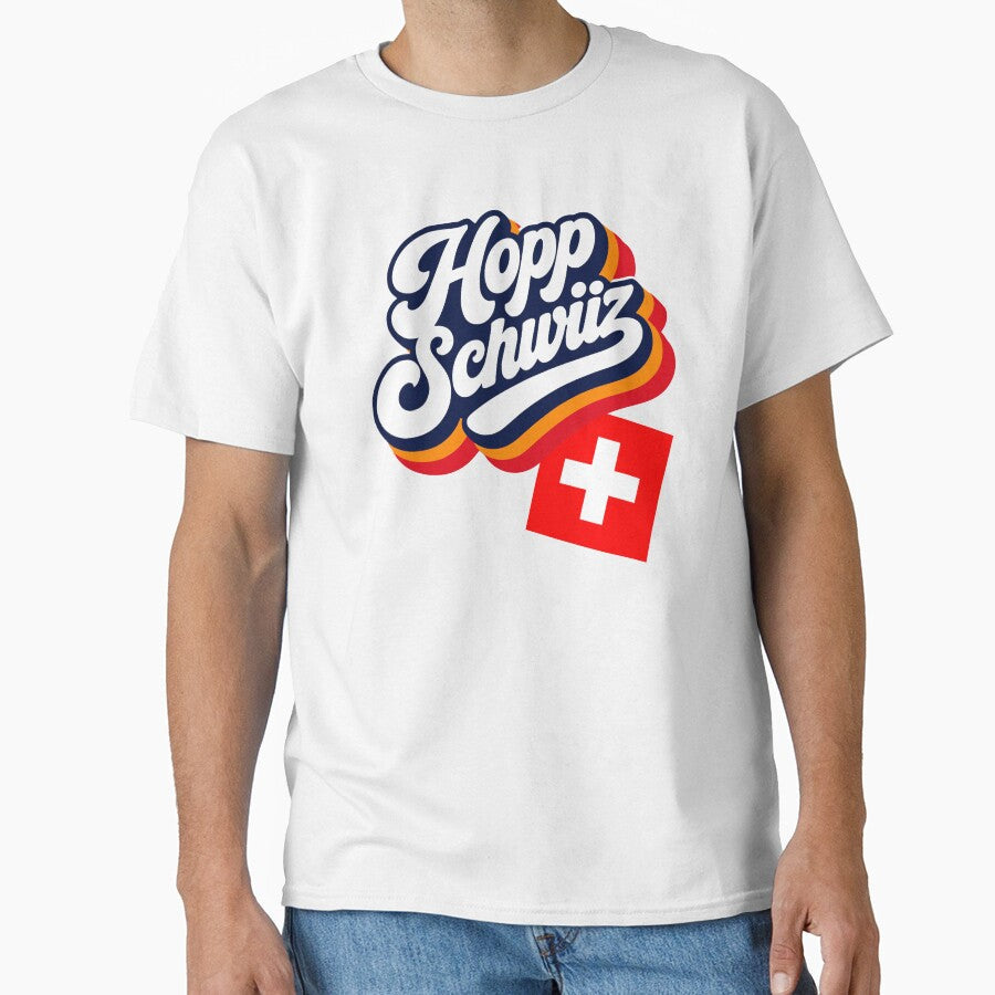 Hopp Schwiiz Go Switzerland Swiss Flag Sports Fan by AntiqueImages