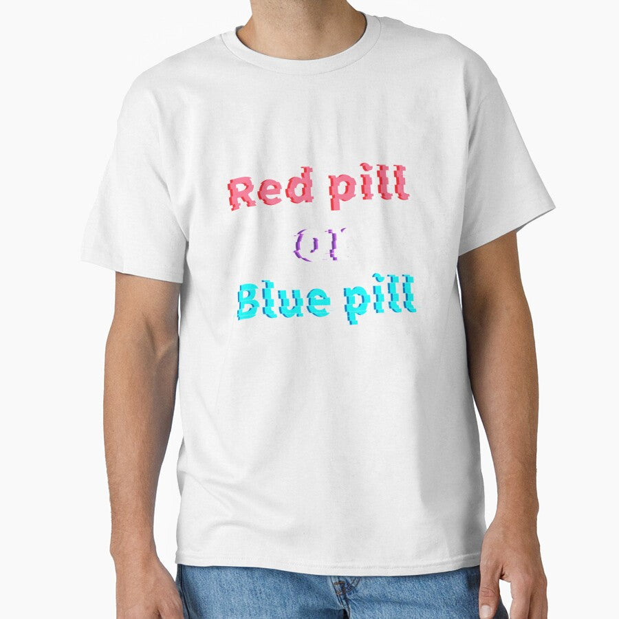 Red pill or blue pill - living in a stimulation -matrix glitch by Pasan-hpmm