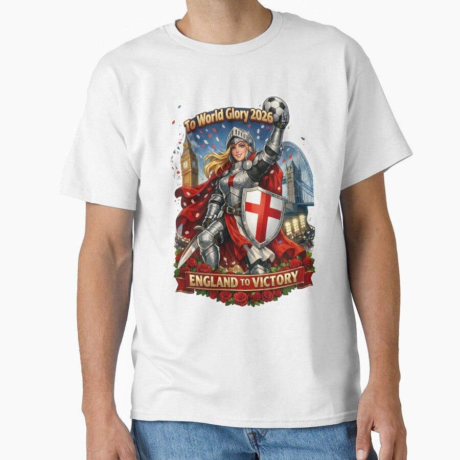 England Football Knight Victory 2026 by Retro Arabica
