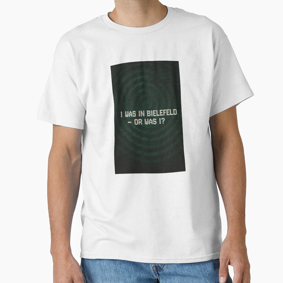 Bielefeld Glitch Poster – VHS-style conspiracy meme by Domci