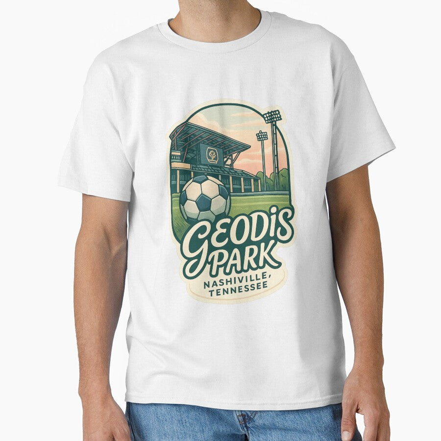 Geodis Park Soccer Field with Nashville Skyline by Places On Earth