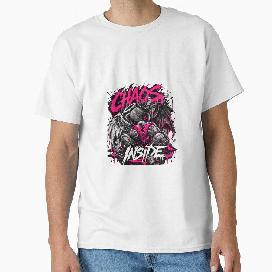 Chaos Inside Aesthetic Bear Art by Genzhere