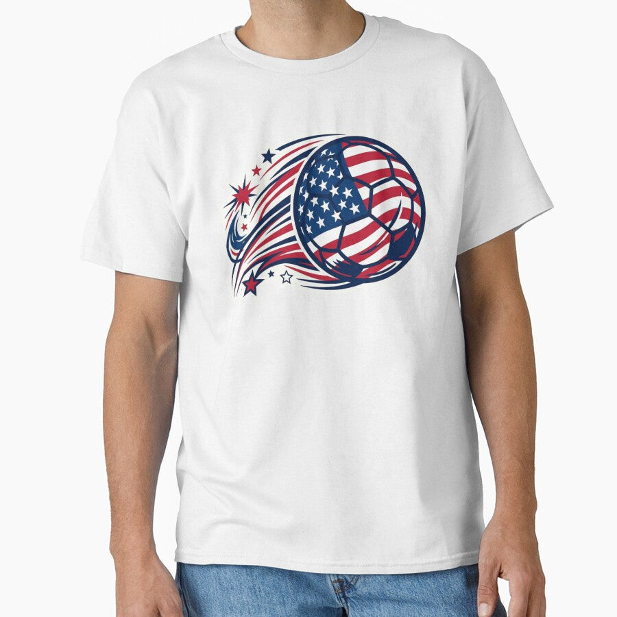 USA Patriotic Soccer Ball Stars by Majnon8bp