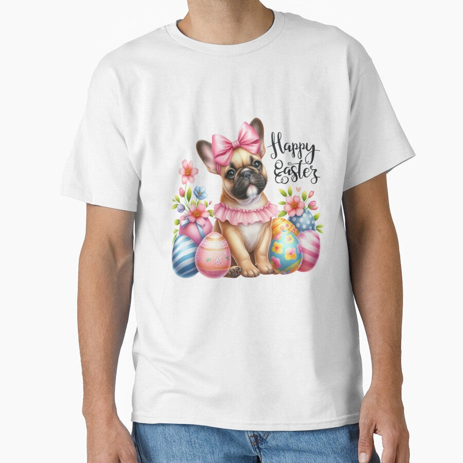 Happy Easter [French Bulldog] by Rainey Grey + Co