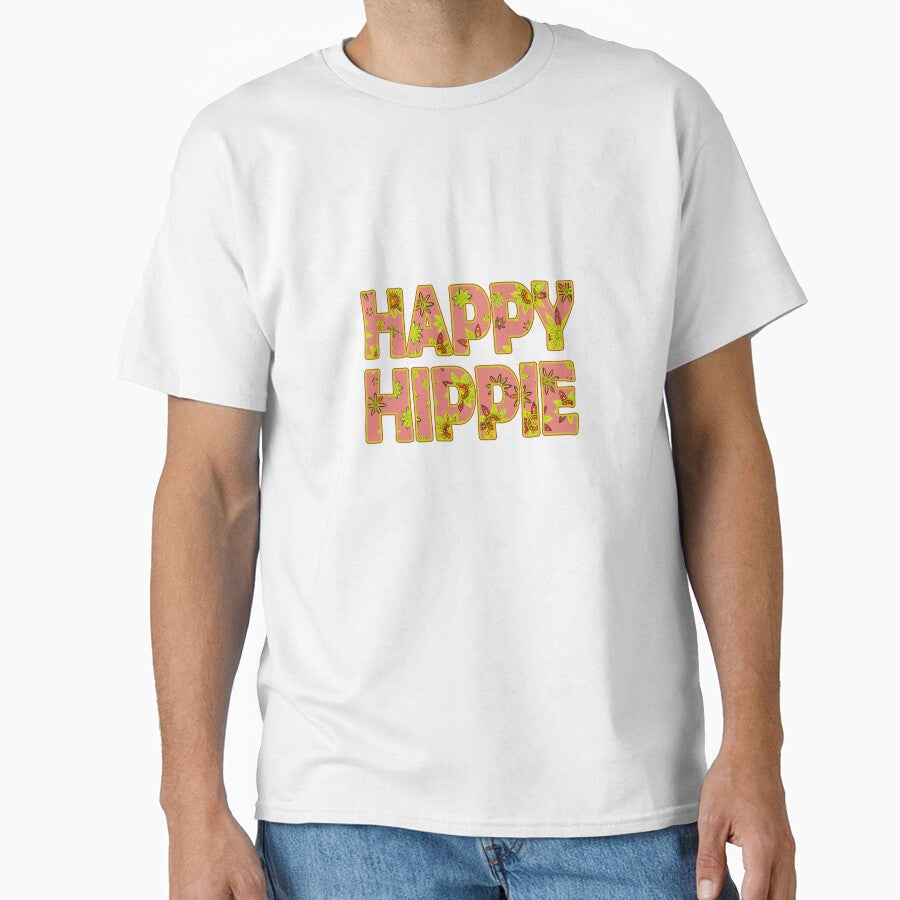 Happy Hippie Words Flower Power Free Spirit Hippie Vibes 4 of 4 by Beachy