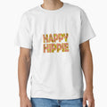 Happy Hippie Words Flower Power Free Spirit Hippie Vibes 4 of 4 by Beachy