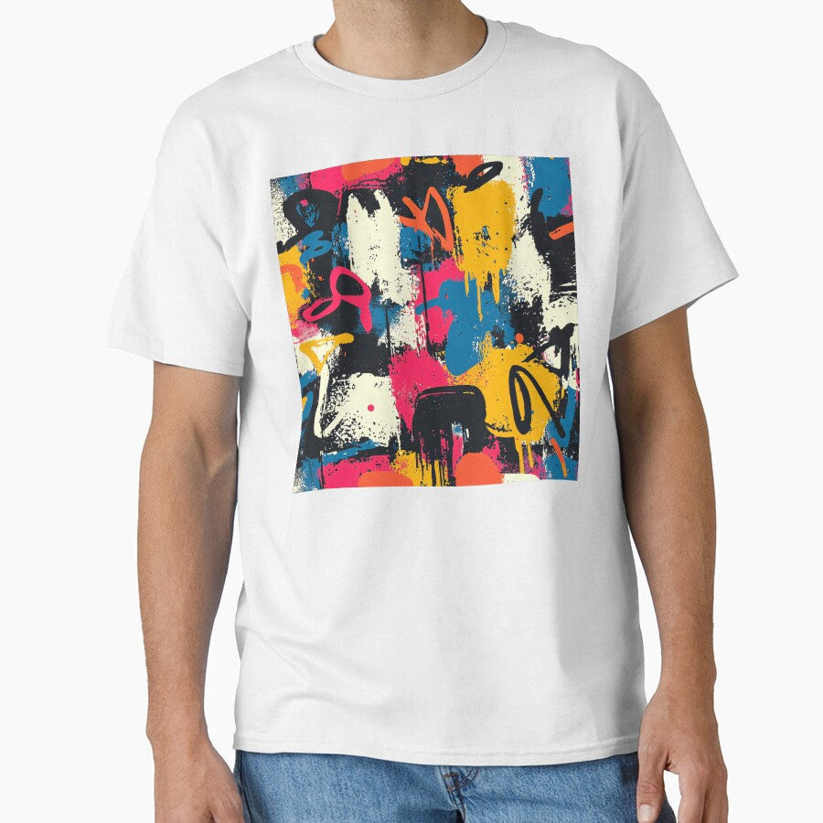 Grunge Urban Street Art Colorful Abstract Designs Mural by DEC02