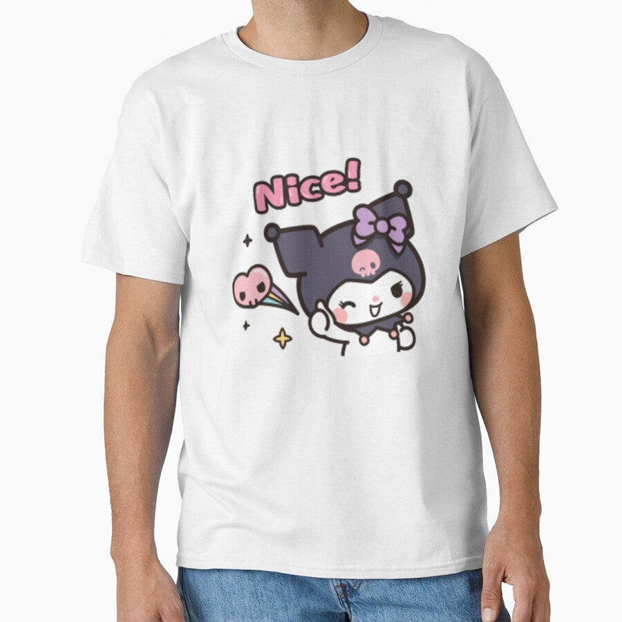 Cute Gothic Kawaii Devil Girl | Nice Quote Aesthetic Cartoon Design by Feminine Energy Studio