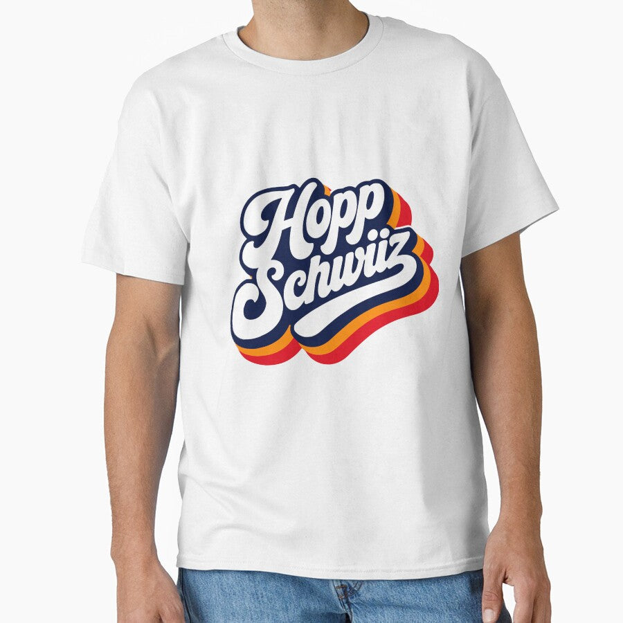 Hopp Schwiiz Go Switzerland Retro Sports Fan by AntiqueImages