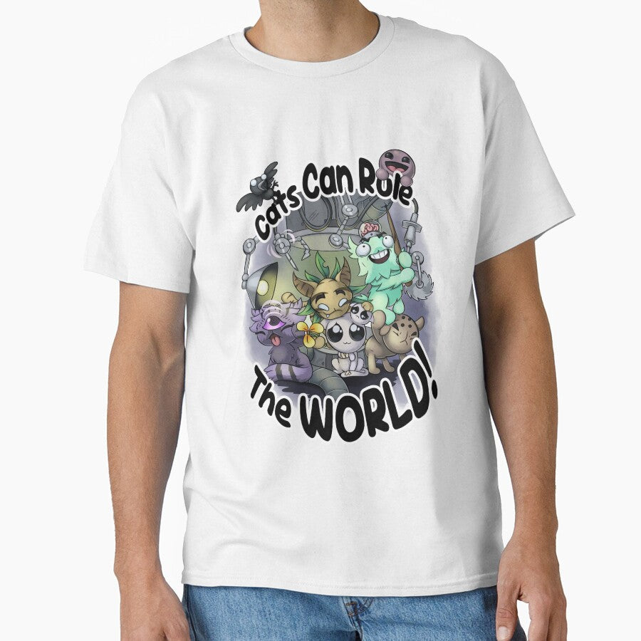 Mewgenics Stacy and Spewer T-Shirt by FennEric